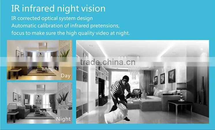 SD Card Supported Outdoor HD 720P Wireless WiFi ONVIF Infrared IP Camera IP66 Rated Waterproof