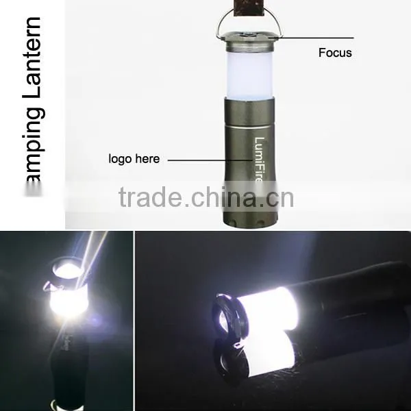 Lumifire ACK-1084 2 In 1 XPE R2 LED Flashlight / Camping Led Lantern