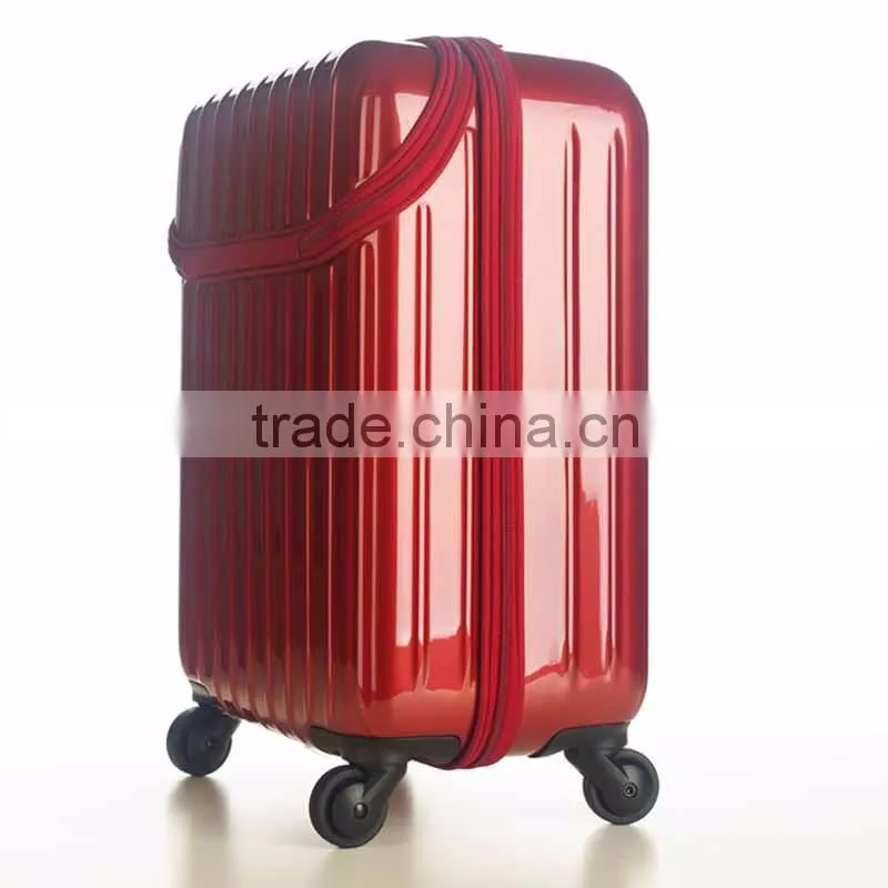 Urban PC Travel Luggage Bag Foldable Trolleys With Front Open Pocket Luggage