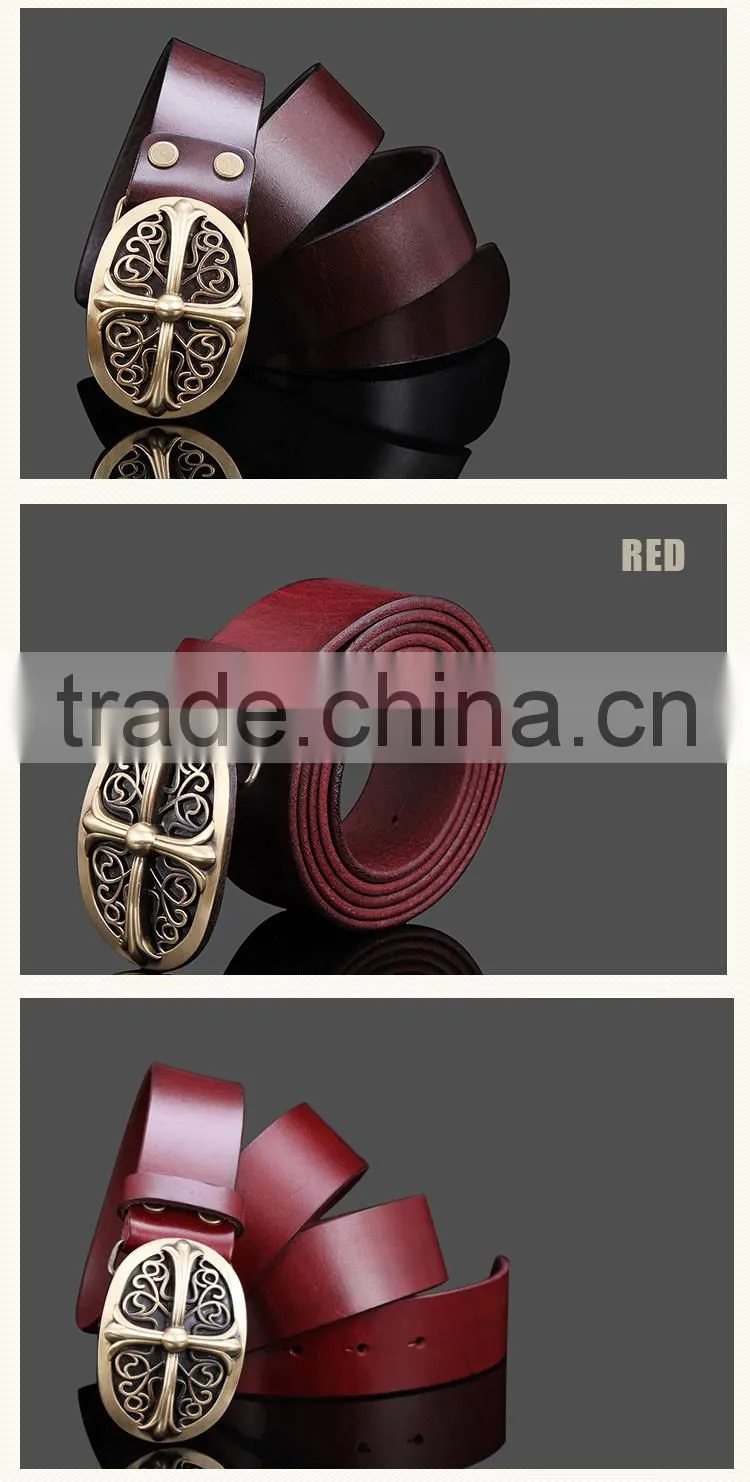 2015 China Factory Good Order Nice Design Leather Belt Women