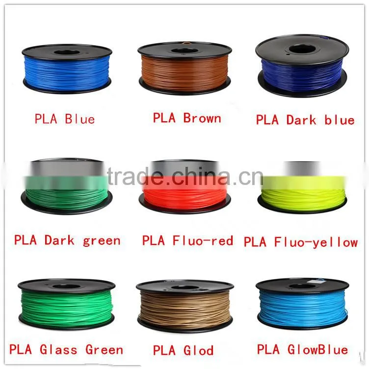 PLA ABS 3D Printer Filament 1.75mm 3.0mm Wax 3D Printer