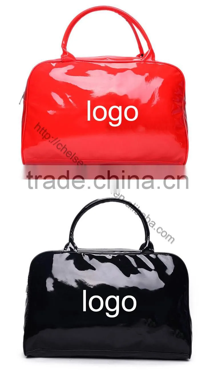 wholesale leather PU weekend small kids travel bags