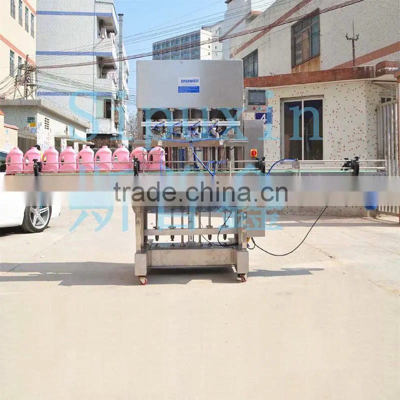 SPX-Automatic 4 nozzles liquid or eliquid filling machine
