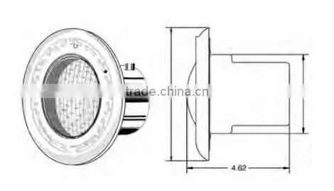 waterproof stainless steel halogen underwater light