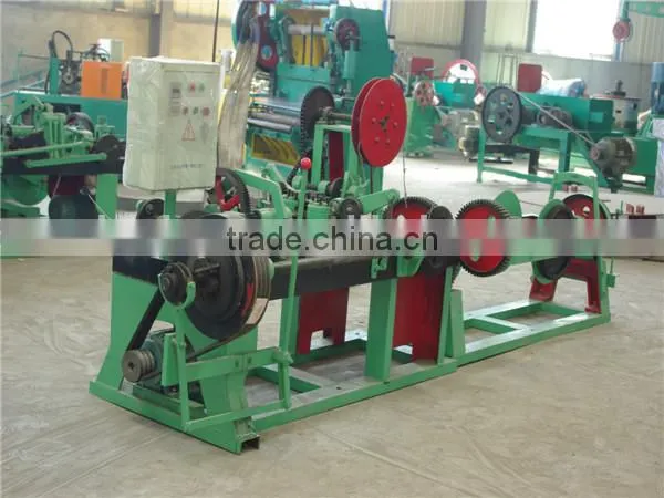 Best price automatic double strand barbed wire making machine