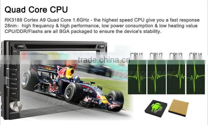 Ownice Android 4.4.2 Quad Core 1.6GHz For Mazda 6 dvd player gps navi +2GB DDR3 +16GB Flash HD 1024*600