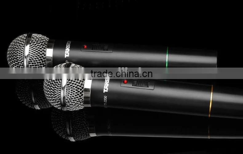 high quality VHF wireless microphone for karaoke vhf wireless microphone TS-2200