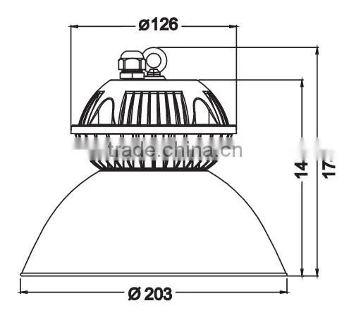 ZY-8002PC-10W china supplier wholesale led induction high bay light
