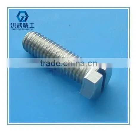 Slotted hexagon bolts