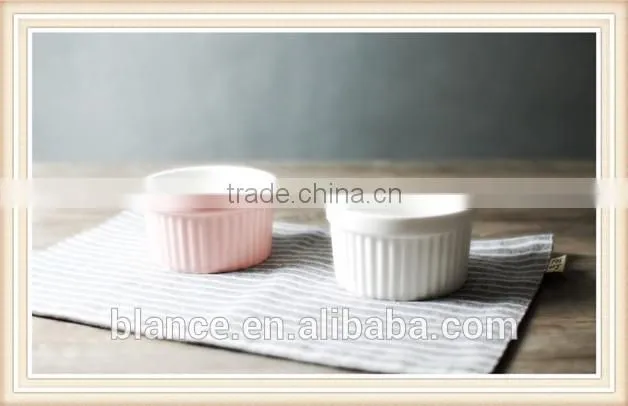 colorful ceramic baking bowl