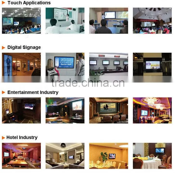 Super resolution 4k 84inch top quality Lcd cctv metal casing monitor