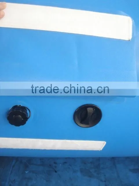 2016 Selling middle blue inflatable rectangle swimming pool