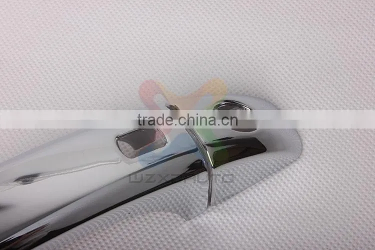 For 08 - 10 A*u*d*i Q*5 A4 A5 Triple Smart Key ABS Chrome Plating Door Handle Cover