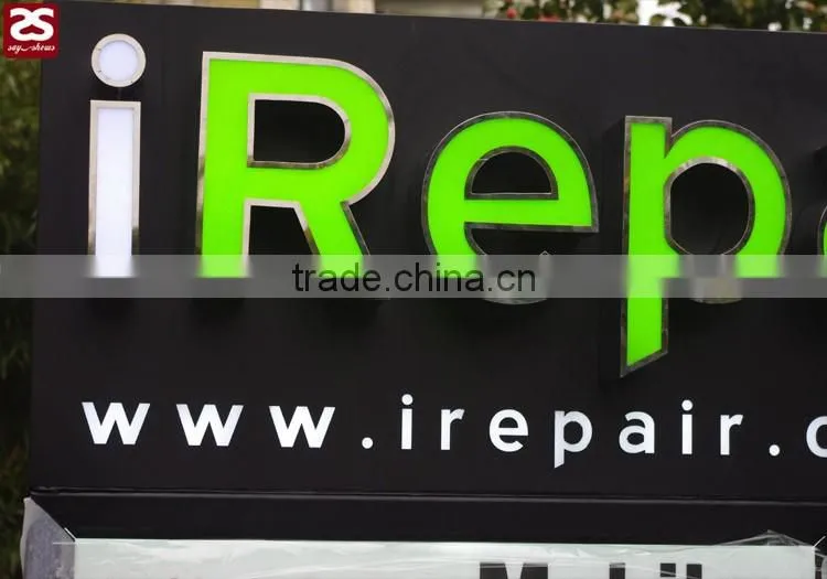 Shop led sign board letter