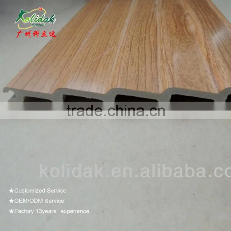 Wave shape PVC profiles door sheet