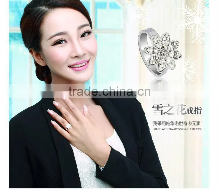 2013 fashionable chunky fashion rings Crystal jewerly 40092