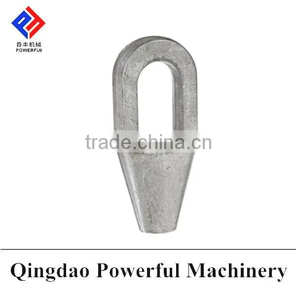 G417 GROOVED CLOSED SPELTER SOCKET