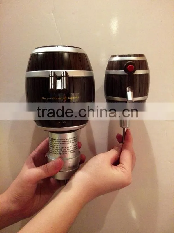 Bar plastic decanter pump for wine,soft drinks