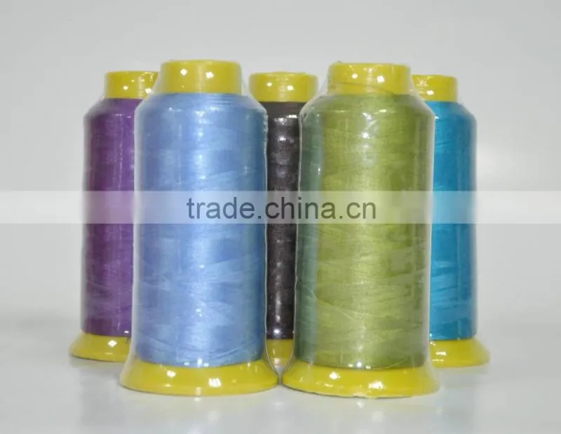 Spun Type and Dyed Sewing Thread for Embroidery