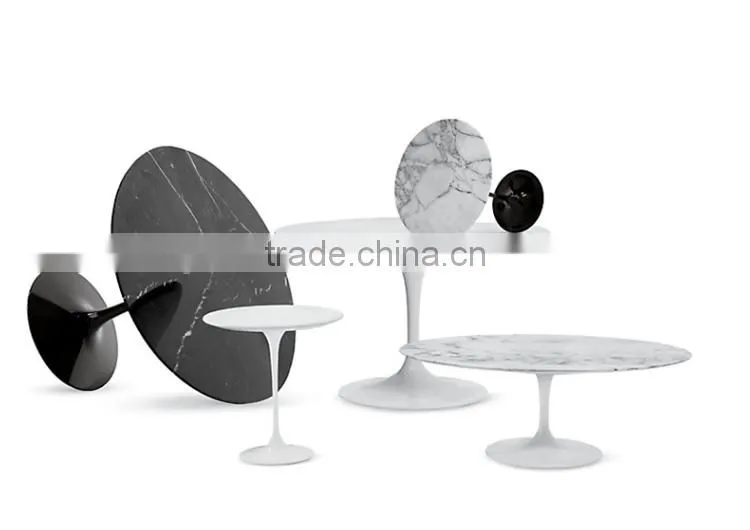 Panel / Marble / Fibergalss Eero Saarinen oval Tulip Table and Tulip chair set replica
