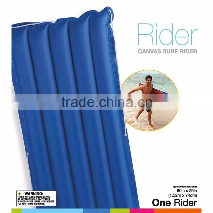 Inflatable surfer, swimming floating mat