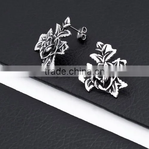 Fashion Stainless Steel Diamond Earrings