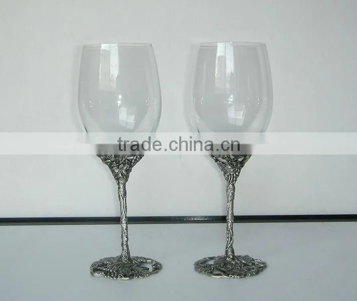 RORO Fruitful Autumn grape galvanization crystal glass big red wine glass