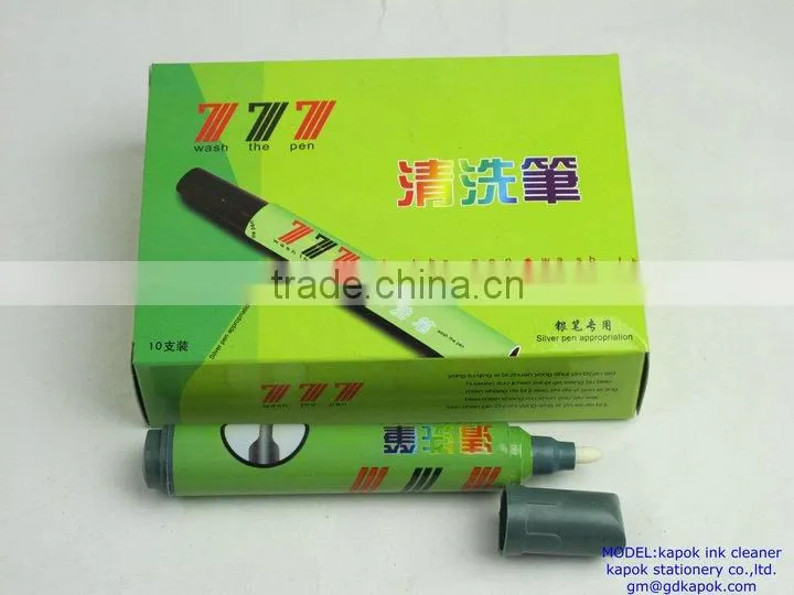 Eraser for silver pen