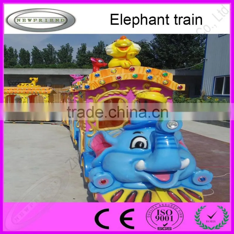 China factory amusement ride elephant train for kids with high quality