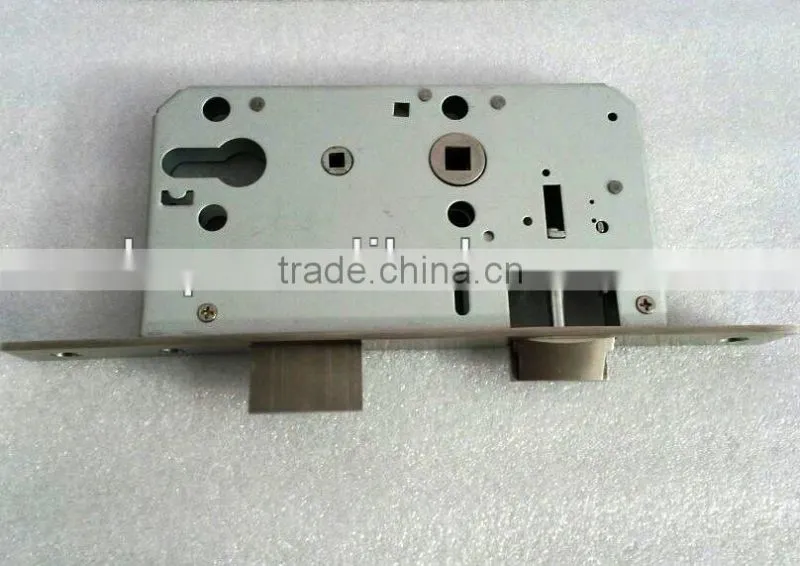 304 Stainless Steel Fireproof Euro Standard Euro Style Mortise Lock with 60 72mm Hole Distance