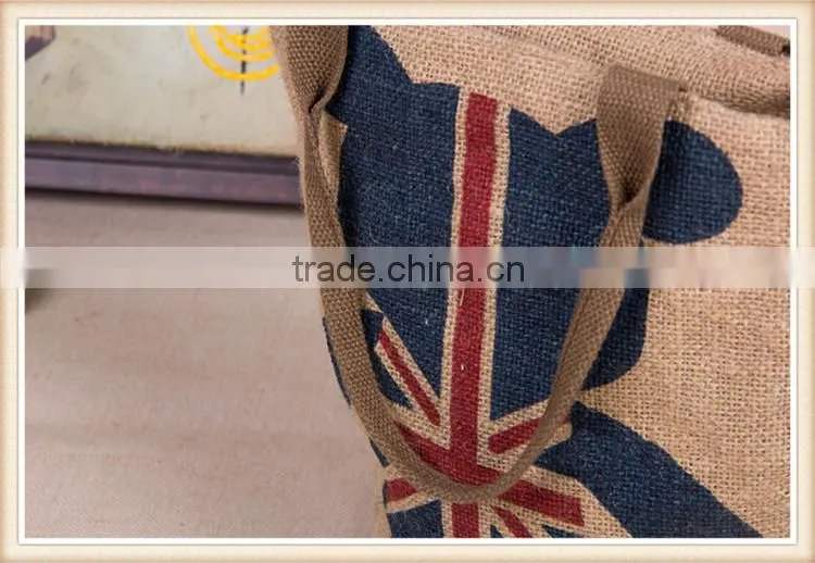Small bear flag shopping bag