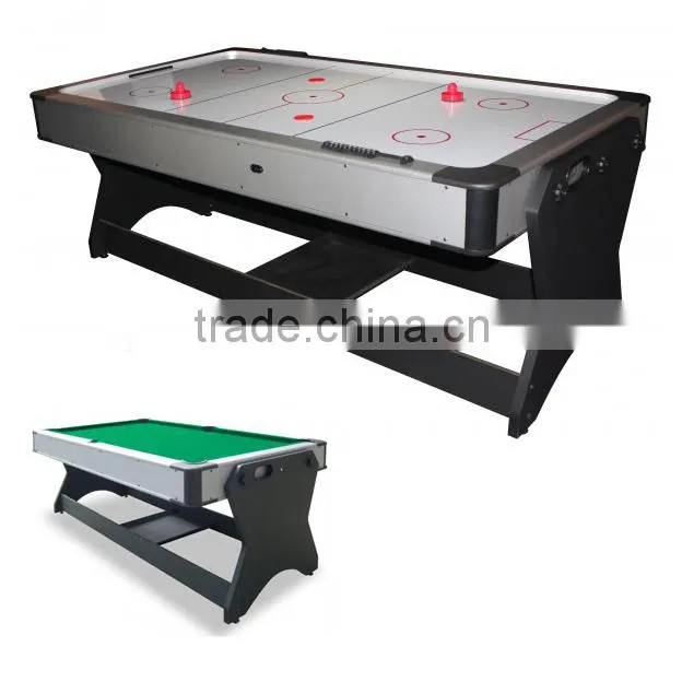 6' Cheaper price Factory prize 2 in 1 Multi games table. Air hockey table, Pool table