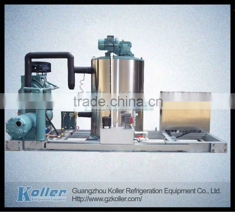 1ton Pure Flake Ice Making Machine for Fishery/Seafood