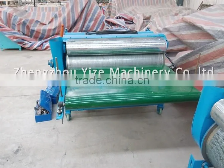 Cotton bale and fiber opener machine for textile waste fiber opening and tearing