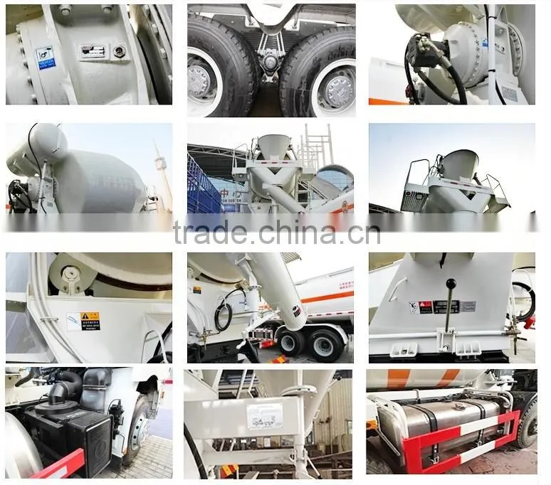 Reasonable price concrete mixer pumps truck with diesel engine generator