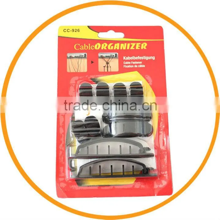 10pcs Plastic Cable Fixer Fastener Wire Cord Cable Clip Organizer Holder from dailyetech