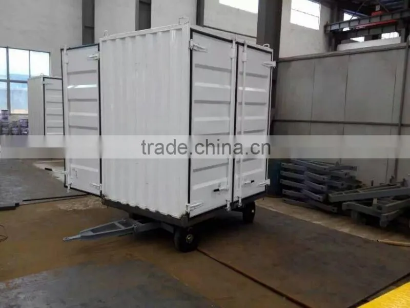 No power heavy loading semi trailer dolly