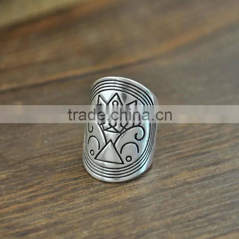 Alli express totem wide ring wedding rings