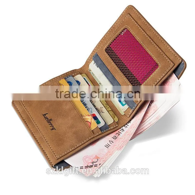 free sample vintage wallet mens long wallet 3 fold wallet