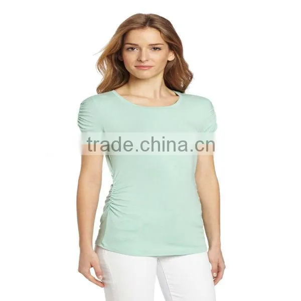 Women floral blue t-shirts 2013