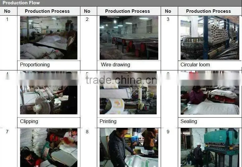 pp bag for 60*100cm/50kg flour and rice