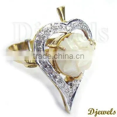 Diamond Gold Engagement Rings, Ladies Wedding Rings, Diamond Jewelry