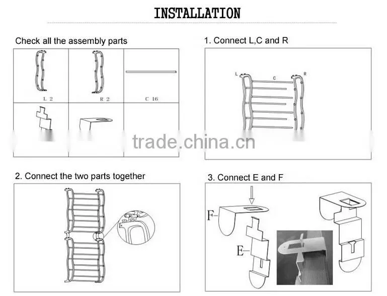 24 Pair Over Door Shoe shelves 8 tiers to hanger on door(FH-SR00488)