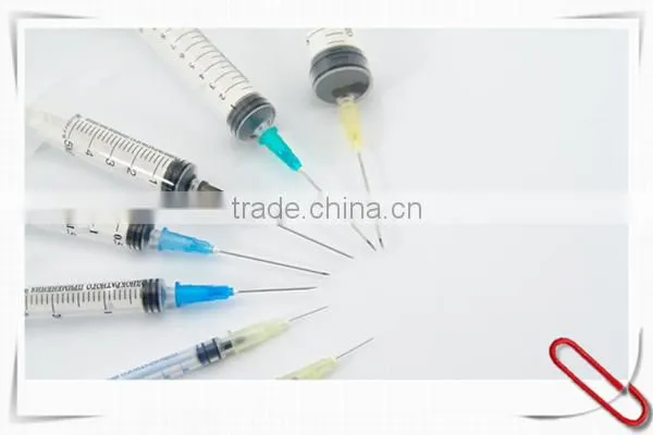 1ml plastic disposable syringe without needle