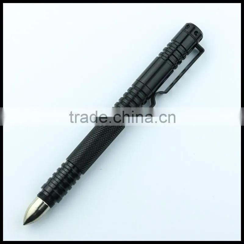 1.8USD Per pic best selling outdoor survival tool self-defense tactical ball pen with stainless steel head attack