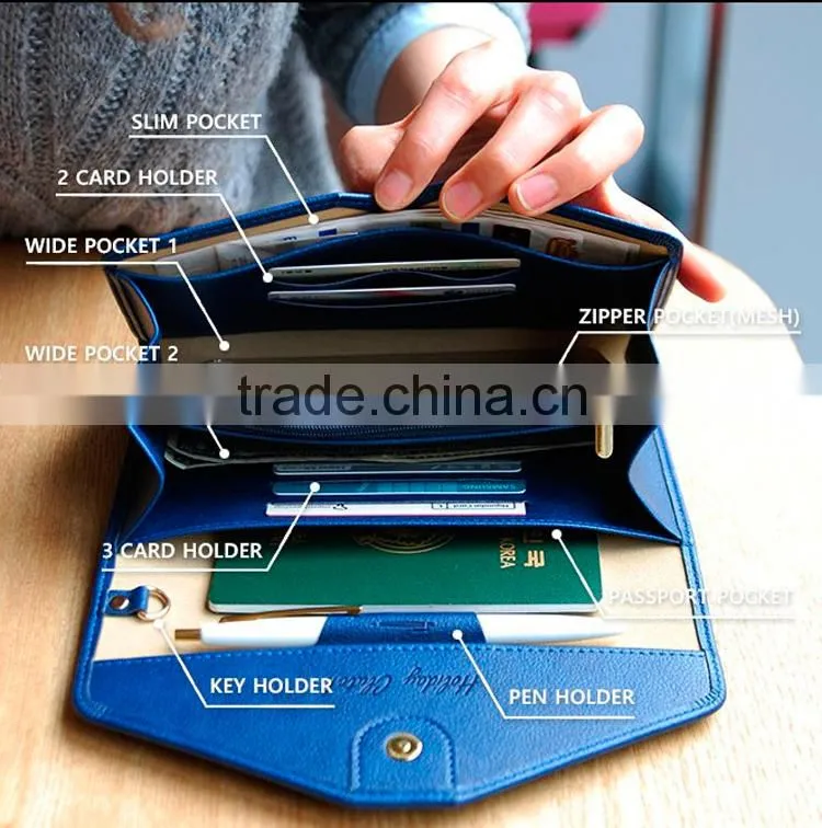 Ladies coin clutch wallet and purse women leather purse