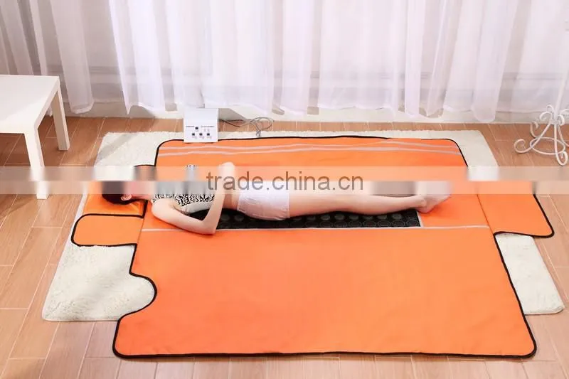 The Second Generation NEW design 3 zone heating sauna blanket, New FIR Far Infrared Slimming Blanket Weight Loss Sauna Blanket