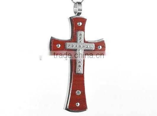 2SHE Top Sale 316/304 stainless steel cross pendant