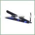 electric hair straightener brush with LED hair straightening treatments