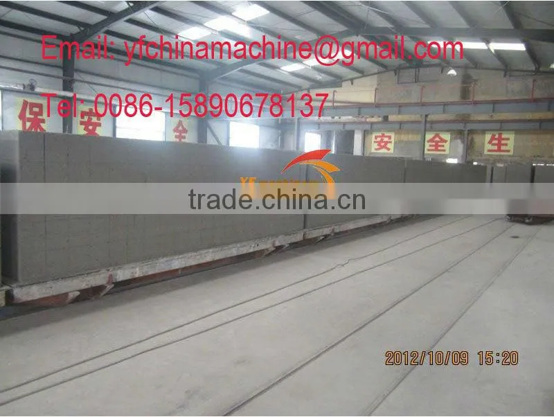 high quality light weight sand aac block production line